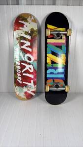 lot 312 image: World Industries Complete Skateboard with Colorful Graphics