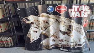 lot 359 image: Star Wars Millennium Falcon Wall Decal Sticker by Fathead