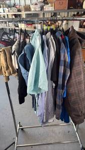 lot 367 image: Mixed Mens Clothing Lot with Sports Jerseys and Casual Wear