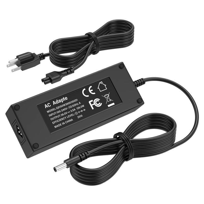 lot 45594 image: HIENADTOR 36V 3.5A Elliptical Fitness Bike Charger Compatible with NordicTrack Commercial S22i Power Cord AC Adapter Plug for Nordic Track NTEX02117 NTEX02117NB NTEX02121 NTEX02422 22 IN3603500 - Retail $48