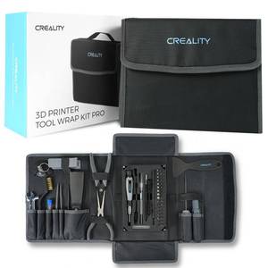 lot 22706 image: Creality 3D Printer Tool Kit,  3D Printing Tool Wrap Kit AssemblyRemovalFilament Cutting Set 3D Printer Accessories for All FDM Printers Cleaning Finishing Printing - Retail $28