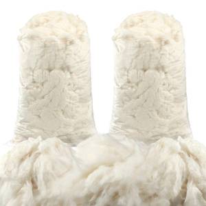 lot 43482 image: Berlune 1000g2.2lb Organic Raw Cotton Stuffing Natural Cotton Filling for Pillow Upholstery Couch Dolls Art Crafts Stuffed Animals Filler - Retail $35