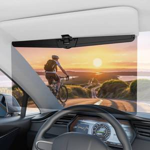 lot 43502 image: Veharvim Sun Visor Extender for Cars, Polarized Car Visor Extender Sun Blocker UV400, Adjustable Visor Extension, Clip on Sun Visor for Car, Universal, Glare, UV Protector - Retail $28