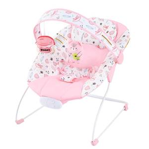lot 51093 image: Otrolepota Baby Bouncer, Infants Bouncy Seat with Music and Vibrations,Baby Rocker with Hanging Rattles Bear & Honey Pot for Newborns Indoor Outdoor Use 0-6 Months Up to 20 lbs - Retail $77