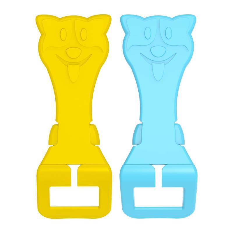 lot 33404 image: Unbuckle Release Assistant Tool, Easy Way to Unbuckle, Perfect for School Drop-Offs and Travel to Release Buckle (Blue-Yellow,REDESIGNED) - Retail $14