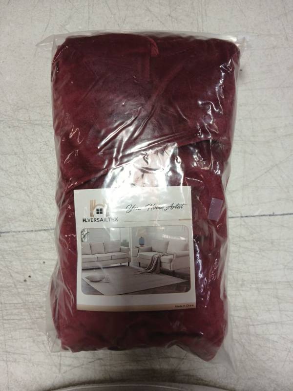 lot 45684 image: Burgundy Sofa Slipcover - Retail $25