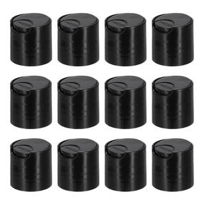 lot 29252 image: PATIKIL 28410 Replacement Press Plastic Caps, 12pcs Dispensing Top Cover for Squeeze Shampoo and Lotion Bottles Lids - Retail $9