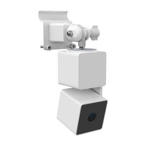 lot 29253 image: Koroao Vinyl Siding Mount Compatible with Wyze Cam Pan V3 Camera (White) - Retail $16