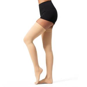 lot 29256 image: Thigh High Compression Socks,20-30 mmHg Closed Toe Compression Stockings for Men Women,for Varicose Veins,Edema,DVT - Retail $19