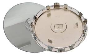 lot 58429 image: Chrome Wheel Center Cap 9593488 9594262 9597188 for Deville DTS Hearse Limousine 1PC - Retail $33