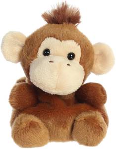 lot 58453 image: Aurora Adorable Palm Pals Boomer Monkey Stuffed Animal - Pocket-Sized Play - Collectable Fun - Brown 5 Inches - Retail $9