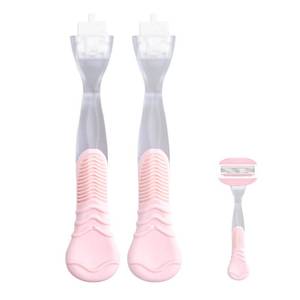 lot 58466 image: TEITEAI 2 Pack Replacement Razor Handle Compatible with Venus only, Pink - Retail $6