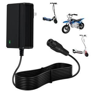 lot 58477 image: 24V Charger for Electric Scooter Razor MX350 Electric Scooter Dirt Bike E100 E175 E200 E200S E300 E300S E500 Pocket Mod, Sports Mod and Dirt Quad - Retail $13