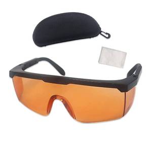 lot 58490 image: mozeeda UV Light Safety Glasses Protection,UVC 400 Blue Light Blocking Protective Glasses Goggles,Ansi Z87 Adjustable Temples Eyewear, Shaded Shatterproof Scratch Resistant Safe Sunglasses with Case - Retail $11