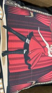 lot 30020 image: Cabaret pillow has a pull or run