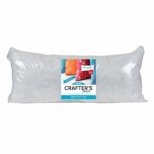 lot 30046 image: Fairfield Crafters Choice, Basic & Personalizable Pillow Form Inserts for Throw, Decorative, Travel, and Bench Pillows, Great for Home Decor, 16 x 38