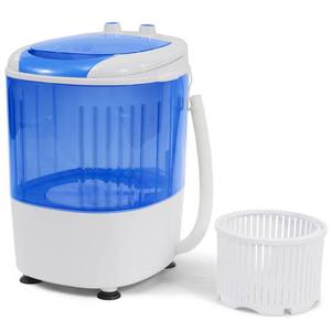 lot 30056 image: Elevon Mini Spin Dryer Portable Washing Machine, Compact Laundry for Home, Apartment, RV, Blue did turn on
