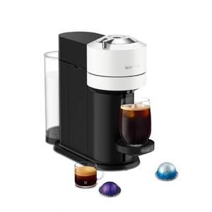 lot 31029 image: Nespresso Vertuo Next Coffee and Espresso Maker by DeLonghi, White Powers On