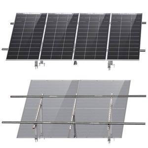 lot 31032 image: ECO-WORTHY Upgraded Solar Ground Mount Adjustable Multi-Pieces Solar Panel Mounting Brackets Kit System for 4pcs 200W3pcs 300W2pcs 400W Solar Panels for Ground,Open Space, Cabins and Backyard Sheds