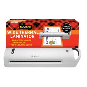 lot 32018 image: Scotch Thermal Laminator, Extra Wide 13 Inch Input, Ideal for Teachers, Small Offices, or Home (TL1302X)