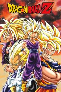 lot 32023 image: Trends International Dragon Ball Z - Saiyans Wall Poster, 22.375 x 34, Premium Unframed Version