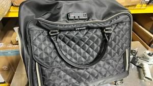 lot 33007 image: VEVOR Womens Rolling Bag Briefcase with Wheels, Fits Up to 17.3 Inch Laptop