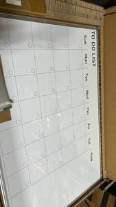 lot 33014 image: Weekly To Do List Dry Erase Board