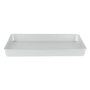 lot 33033 image: Restaurantware-Met Lux 18 x 12 x 2 Inch Straight-Sided Baking Tin, 1 Rectangular Cake Pan - Oven-Ready, Freezable, Anodized Aluminum Baking Sheet Cake Pan, Greaseproof, For Birthday Little dent