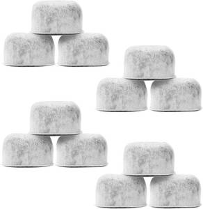 lot 20041 image: BRENSTEN Pack of 12 Replacement Charcoal Water Filters for Keurig Brewers - Keurig Compatible Water Filter Cartridges Universal Fit (NOT CUISINART) for Keurig 2.0 & 1.0 Coffee Makers - Retail $8