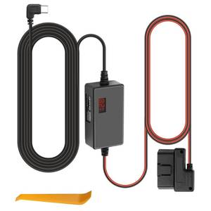 lot 20053 image: MEIRIYFA OBD OBD2 Power Cable for Dash Camera, OBD2 to USB Type C Charger Cable with 24 Hours Surveillance OBDII Step Down Hardwire Kit 12V 30V to 5V 3A with Adjustable Low Voltage Protection (3.1M) - Retail $12