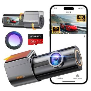 Dash Cam Front 4K, Built-in 5GHz WiFi with CPL, Car Camera Dashcam with UHD 2160P, 64GB Card, 24H Parking Monitor, Super Night Vision, WDR, G-Sensor, App Control, 170Â° Wide Angle, Support 256GB Max - Retail: $80