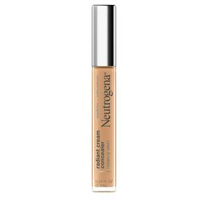 lot 20069 image: Neutrogena Healthy Skin Radiant Brightening Cream Concealer with Peptides & Vitamin E Antioxidant, Lightweight Perfecting Concealer Cream, Non-Comedogenic, Hazelnut Medium 01 warm undertones, 0.24 oz - Retail $11