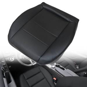 lot 20086 image: NLQR Black Driver Side Bottom Repalcement Leather Seat Covers Compatible with Mercedes Benz GLK250 GLK280 GLK300 GLK350 2008-2015 Compatible with Mercedes Benz C250 C300 C350 C350e C400 2008-2014 - Retail $30