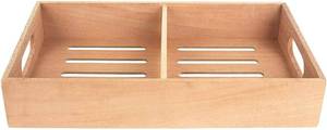 lot 20116 image: Mantello Cigars Spanish Cedar Cigar Tray - Adjustable Divider, Fits Large Humidors, for Humidor or Walk-in Closet 12.5 x 7.5x 2.25 - Retail $2,154