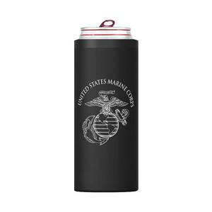 lot 20139 image: USMC Slim Can Cooler for Beer & Seltzer  Insulated Marine Corps Can Cooler - Retail $23
