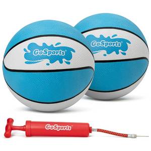 lot 20162 image: GoSports Water Basketballs 2 Pack - Size 6 (9 Inch), Great for Swimming Pool Basketball Hoops - Retail $20