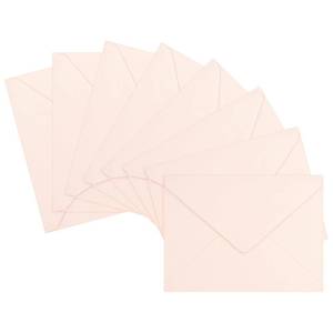 lot 20188 image: LIKAJON 50 Pack A7 Envelopes, Blush Pink Greeting Card Envelopes Self Seal, 5.24 x 7.24 in Envelopes for Birthday Graduation Baby Shower Wedding Invitation Cards - Retail $9
