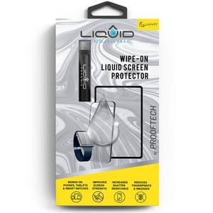 lot 20189 image: LIQUID CERAMIC Glass Screen Protector Scratch and Shatter Resistant Wipe On Nano Protection for All Phones Tablets Smart Watches for Up To 4 Devices - Bottle - Retail $21