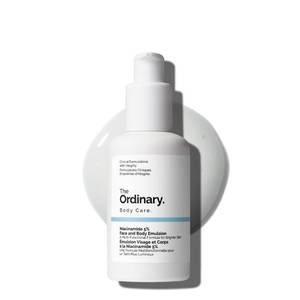 lot 20230 image: The Ordinary Niacinamide 5% Face and Body Emulsion, Dark Spot & Skin Tone Corrector, 3.4 Fl Oz - Retail $11