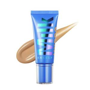 lot 20255 image: Milk Makeup Hydro Grip Hydrating Gel Skin Tint �� 12HR Lightweight Buildable Coverage with Hyaluronic Acid for Natural Dewy Finish �� Non-Comedogenic �� 7 Medium wNeutral Undertones, 1oz - Retail $38