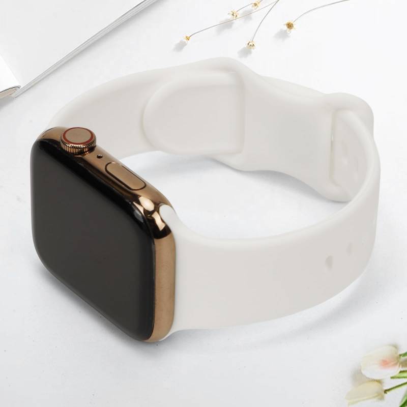 lot 16158 image: Sport Silicone Band for Smartwatch Waterproof Replacement Strap Soft and Adjustable Wristband for Men and Women (Pink, 38)