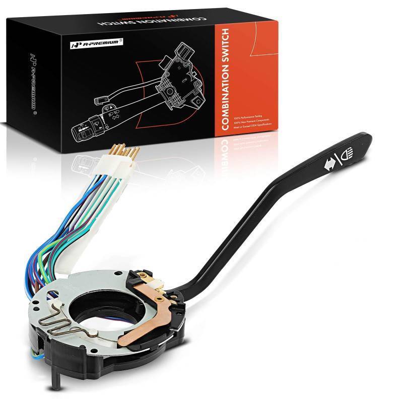 lot 16198 image: A-Premium Turn Signal Switch Compatible with Volkswagen Beetle 72-79, Fastback 68-73, Karmann GHIA 72-74, Squareback 68-73, Super Beetle 72-79 - Retail $24