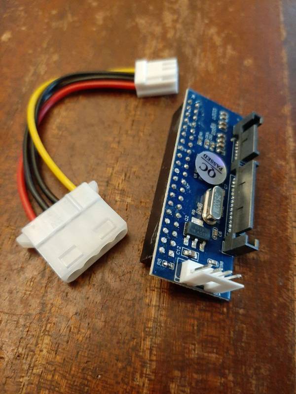 lot 62094 image: IDEPATA 40Pin Disk to SATA Female Converter Adapter PCBA for Desktop & 3.5 Hard Disk Drive - Retail $9