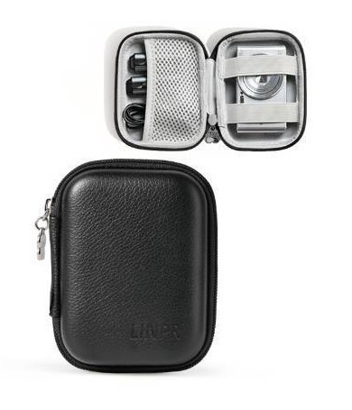 lot 25560 image: Digital Camera Case for CAMKORY, KODAK PIXPRO FZ45FZ55, Canon IXUS 285 HS, Lecran, Small Travel Compact Camera Holder with Mesh Pocket for Accessories SD Card (Black) - Retail $10