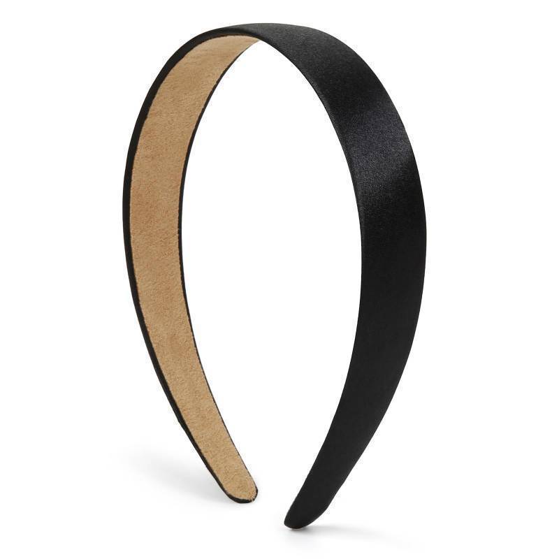 lot 25648 image: Black Headbands for Women Girls Satin Headband - Retail $7