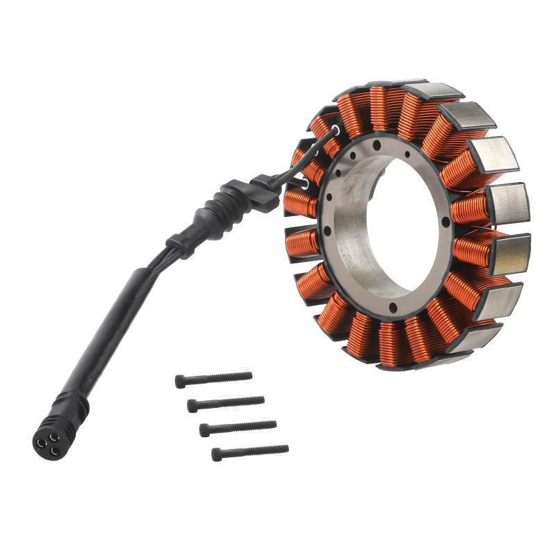 lot 15201 image: 30017-08 Stator Assembly Fit For Harley Davidson 2008-2017 Softail Series, 2008-2018 Dyan Series All Models - Retail $85