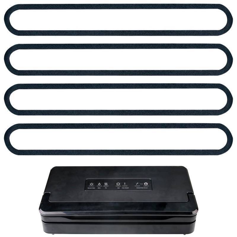 lot 25292 image: 4 Pack Foam Replacement Gaskets compatible with Anova Culinary Precision Vacuum Sealer Pro, Replacement Gaskets for Anova Culinary Precision Vacuum Sealer Pro (12.8  1.56  0.35) - Retail $14