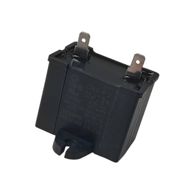 lot 61718 image: C61-P2 12uF 210VAC 5060Hz 10000AFC C22.2 NO.190 85 Capacitor E237947 - Retail $17