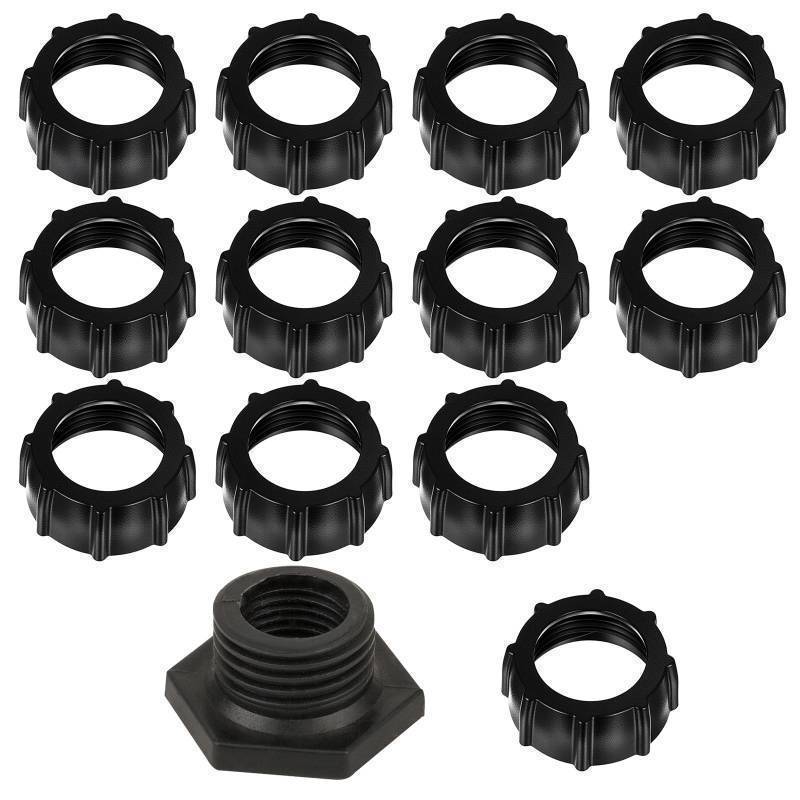 lot 54836 image: 11 Pcs Tightening Nut for Replacement Car Mount Screw On, 17mm Car Phone Mount Replacement Parts, Ball Joint Fixed Adapter Head Bracket Holder Ring for Phone DVR Camcorder Wireless Charger