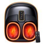Foot Massager Machine with Heat, Upgrade 6 Airbags 29 Nodes Deep Rolling, Compression, Ankle Kneading, Shiatsu Foot Massager for Neuropathy Plantar Fasciitis, Gifts for Men Women Fits Up to 13 - Retail: $120"